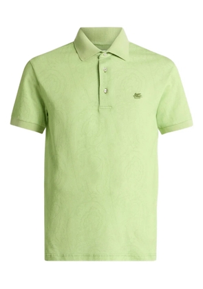 ETRO arnica-motif polo shirt - Green