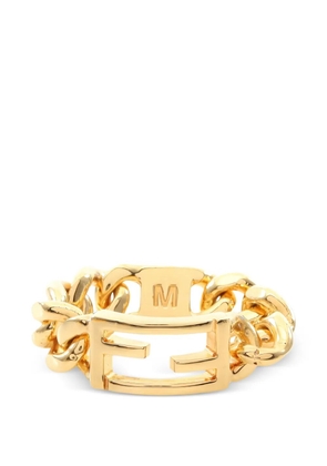 Fendi Pre-Owned 2010s chain ring - Gold