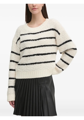 OUI striped-pattern sweater - Neutrals
