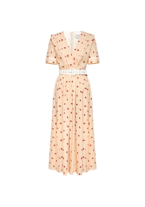 POST MERIDIEM side-split dress - Neutrals