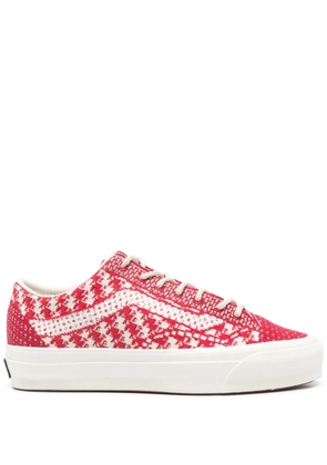 Vans intarsia-knit sneakers - Red
