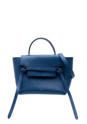Celine Pre-Owned 2017 Micro Grained Calfskin Belt Bag satchel - Blue