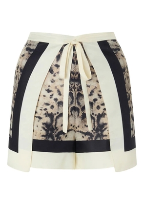 PINKO animal-print beach cover-up - Neutrals