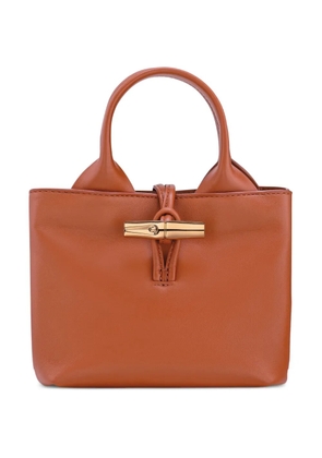 Longchamp mini XS Le Roseau handbag - Brown