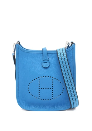 Hermès Pre-Owned 2024 TPM Evelyne leather shoulder bag - Blue
