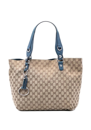 Gucci Pre-Owned 2016-2026 Medium GG Canvas Icon Bit tote bag - Brown