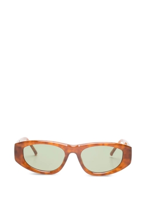 The Attico x Linda Farrow Maya sunglasses - Brown