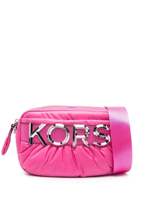 Michael Michael Kors logo-plaque detail crossbody bag - Pink