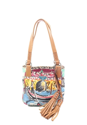Prada Pre-Owned 2000s print leather handbag - Neutrals
