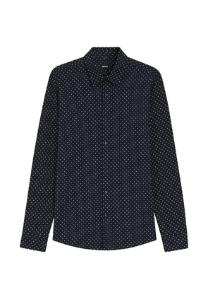 BOSS Roan buttoned shirt - Blue