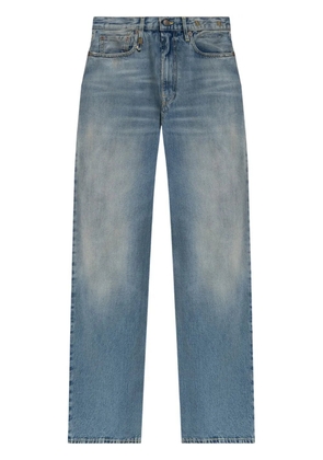 R13 wide-leg distressed jeans - Blue