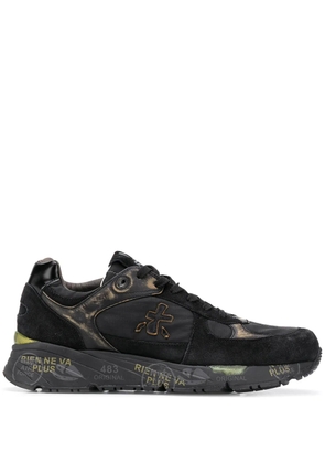 Premiata Mase distressed-effect sneakers - Black