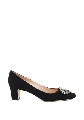 Manolo Blahnik Okkato embellished pumps - Black
