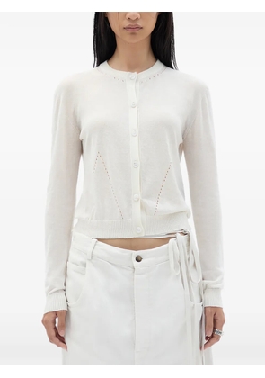 Ann Demeulemeester Bjel button-up cardigan - White