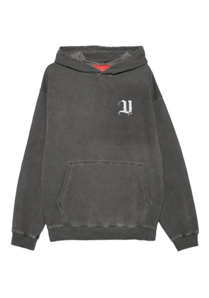 Vision Of Super logo-print hoodie - Grey