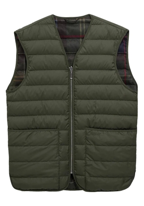 Barbour zip quilted jacket - Green