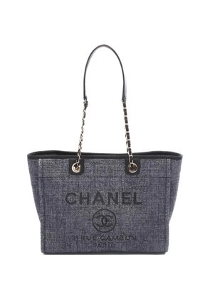 CHANEL Pre-Owned 2021 Deauville tweed tote bag - Grey