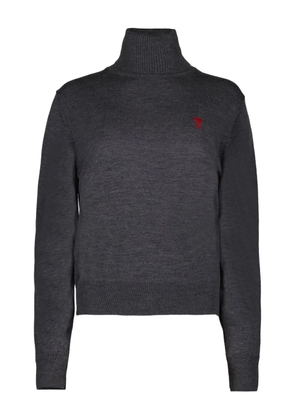 AMI Paris Ami de Coeur wool jumper - Grey