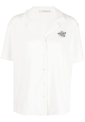 Être Cécile embroidered-logo short-sleeve shirt - White