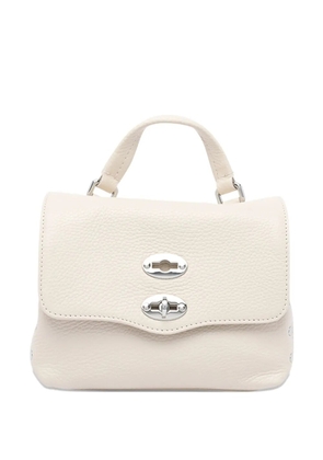 Zanellato Postina turn-lock flap handbag - White