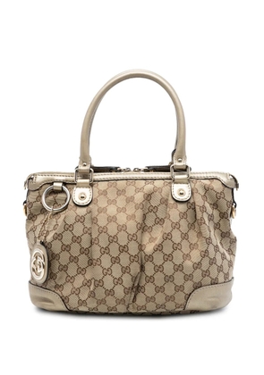Gucci Pre-Owned 2016-2025 GG Canvas Sukey satchel - Brown