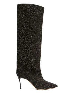 Casadei stiletto-heel pointed-toe boots - Black