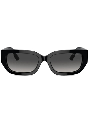 Jimmy Choo Eyewear rectangle-frame sunglasses - Black