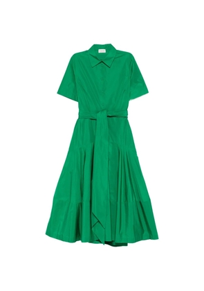 P.A.R.O.S.H. belt tiered mini dress - Green