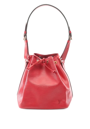 Louis Vuitton Pre-Owned 1995 Petit Noe leather bucket bag - Red