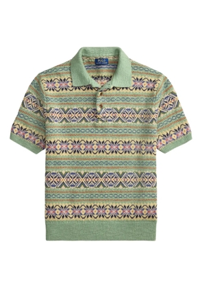 Polo Ralph Lauren Fair Isle polo shirt - Green