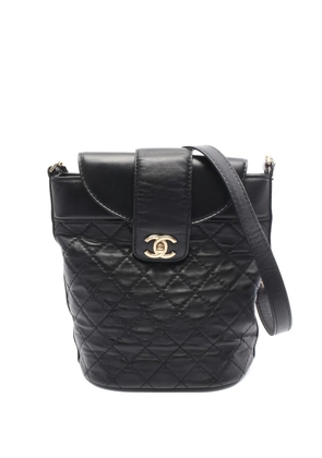 CHANEL Pre-Owned 2019 quilted-leather shoulder bag - Black