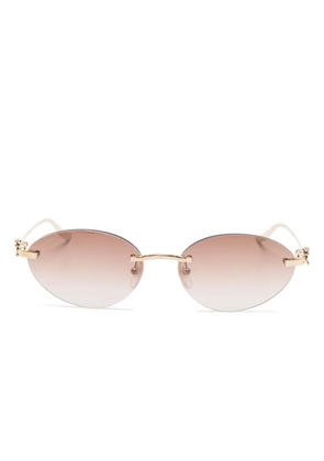 Cartier Eyewear Panthère sunglasses - Gold