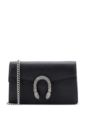 Gucci Pre-Owned Dionysus Bag Leather Super Mini clutch bag - Black