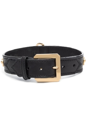 Versace large Icon pet collar - Black