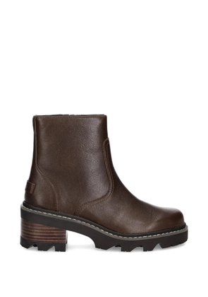 SOREL Joan block-heel side-zip boots - Brown