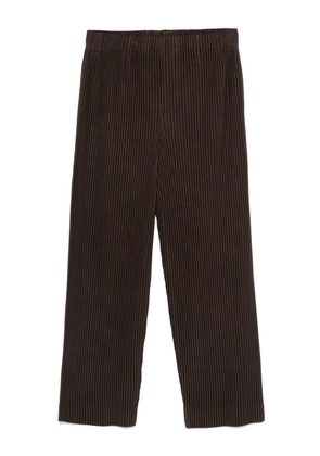 Homme Plissé Issey Miyake pleated wide-leg trousers - Brown