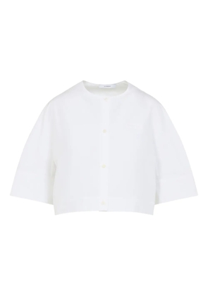 Givenchy embroidered crop top - White