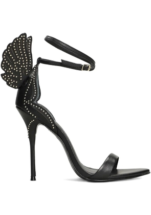 Sophia Webster 100mm studded-wing sandals - Black