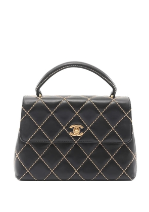 CHANEL Pre-Owned 2004-2005 Wild Stitch leather handbag - Black