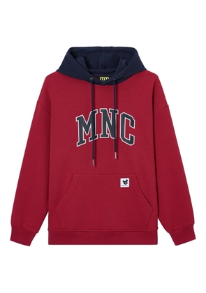 Mini Cream printed hoodie - Red