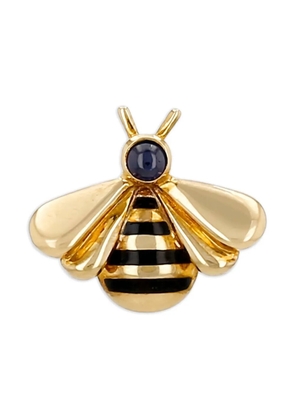 Cartier 18K yellow gold sapphire brooch