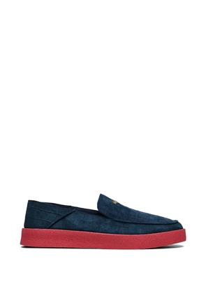 Hide&Jack crocodile-effect slip-on sneakers - Blue