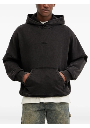 Won Hundred washed embroidered hoodie - Black