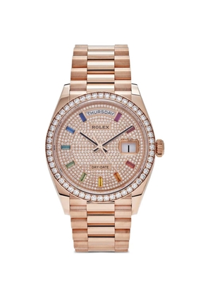 Rolex 2025 Day-Datev diamond pave 36mm watch - Neutrals