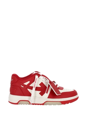 Off-White cutout detail sneakers - Red