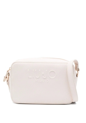 LIU JO logo-embossed cross-body bag - White