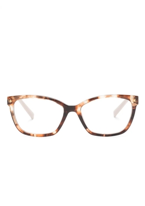Prada Eyewear tortoiseshell-effect square-frame glasses - Brown