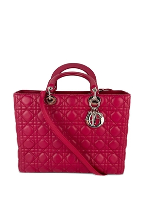 Christian Dior Pre-Owned Lady Dior tote bag - Red