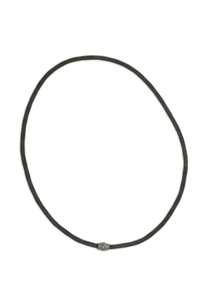 Giorgio Armani tubular necklace - Black