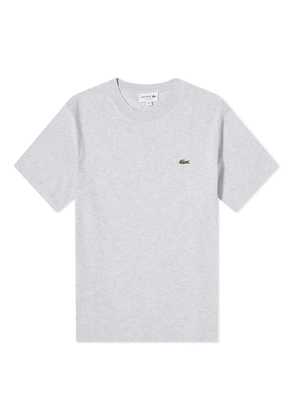 Lacoste logo-patch cotton T-shirt - Grey